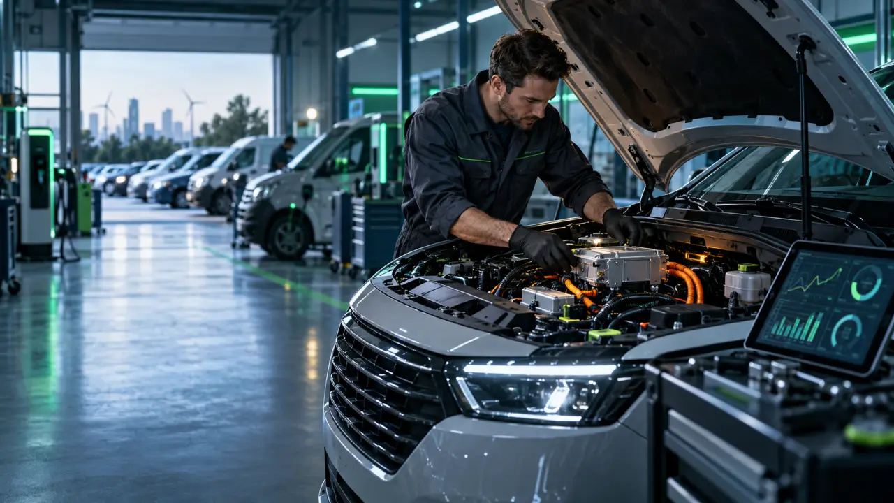 Moteur automobile intégrant une solution hybride légère dans un véhicule professionnel