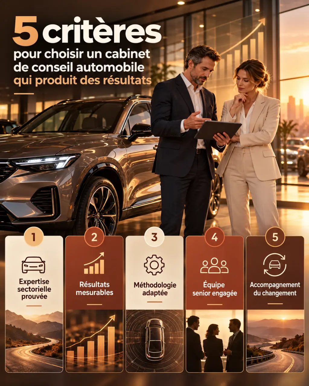 5 critères pour choisir un cabinet de conseil automobile qui produit des résultats