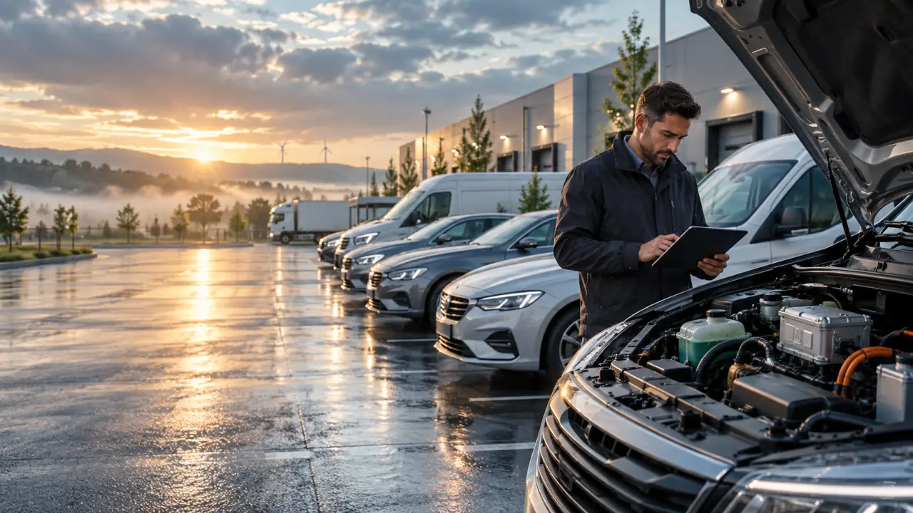 Véhicule professionnel équipé d'une solution d'hybridation et d'optimisation énergétique